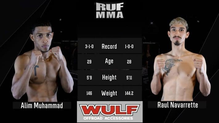 Raul Navarrette vs. Alim Muhammad: A Stunning Knockout at RUF MMA